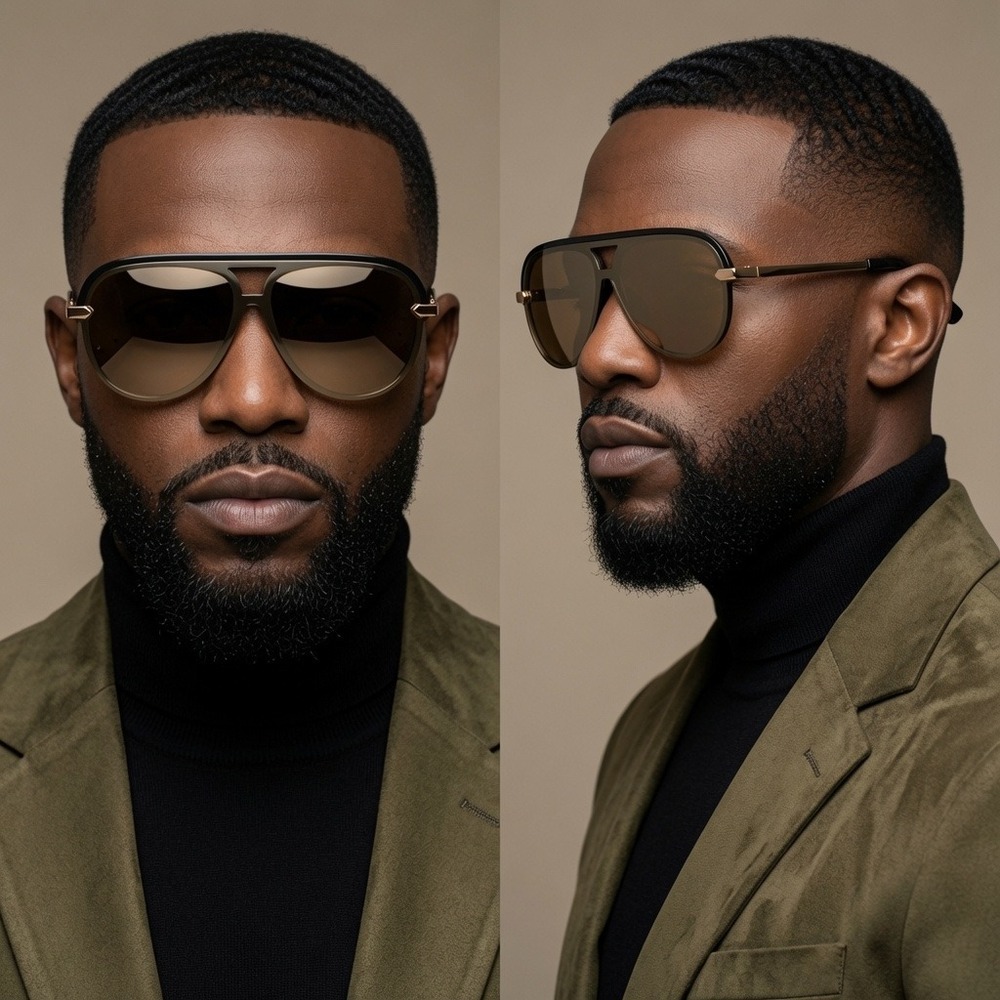 Men Sunglasses Luxury Designer Style Retro Modern Streetwear Hip Hop Fashion New